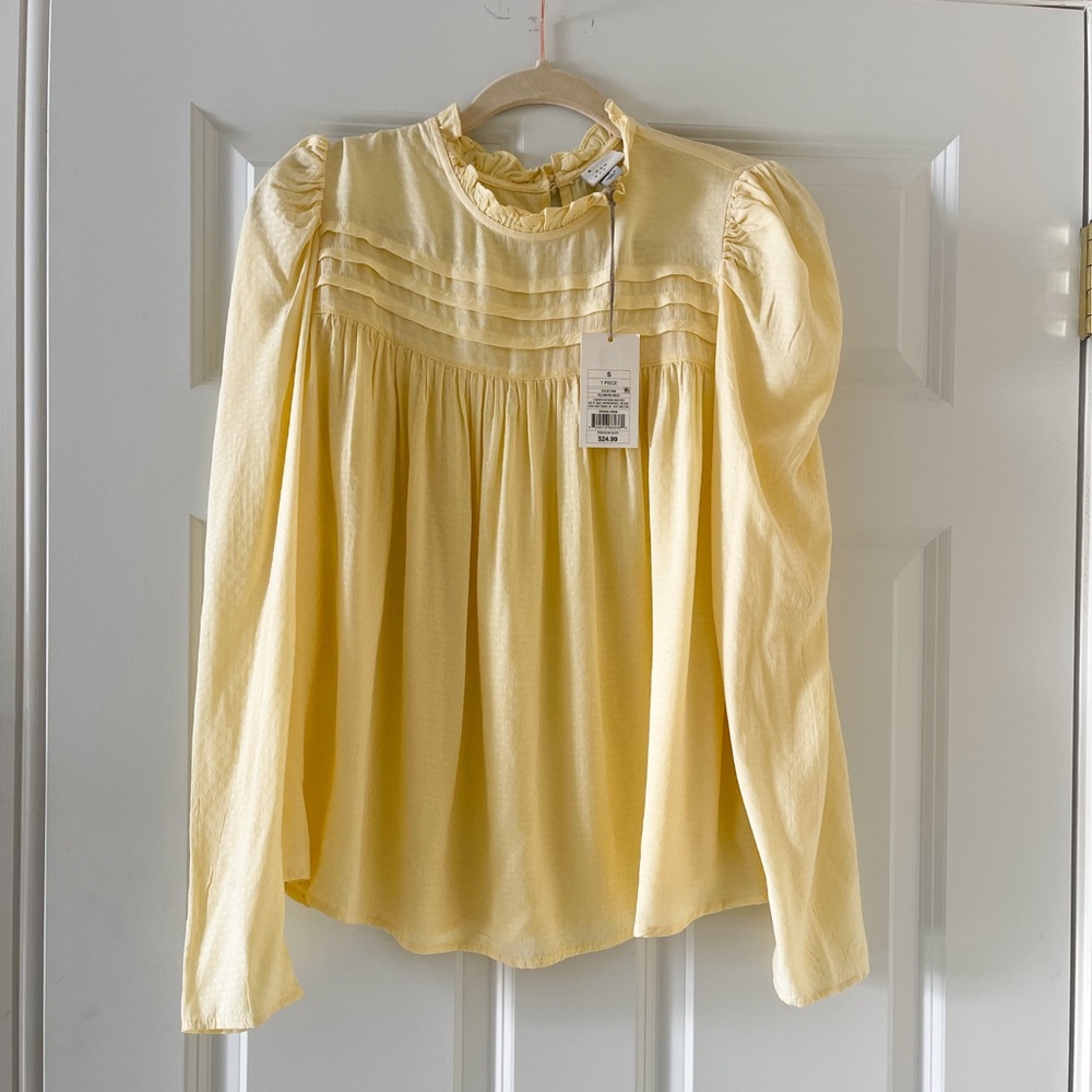 Target A New Day Yellow Blouse